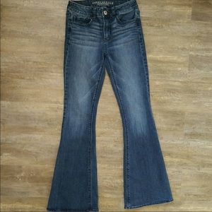 American Eagle High Rise Artist Flare Jeans